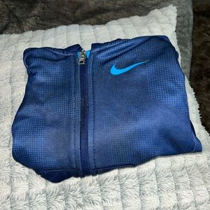 Nike 24 month blue zip up jacket